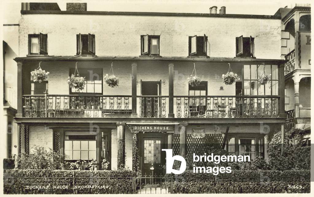 Dickens House, Broadstairs (b/w photo)