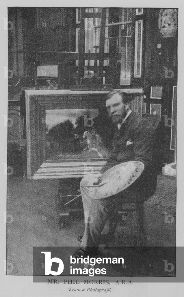 Mr Phil Morris, ARA (engraving)