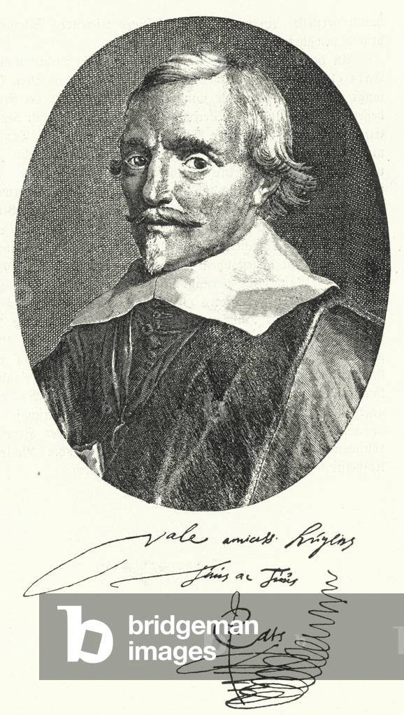 Jacob Cats, Dutch poet and diplomat (engraving)