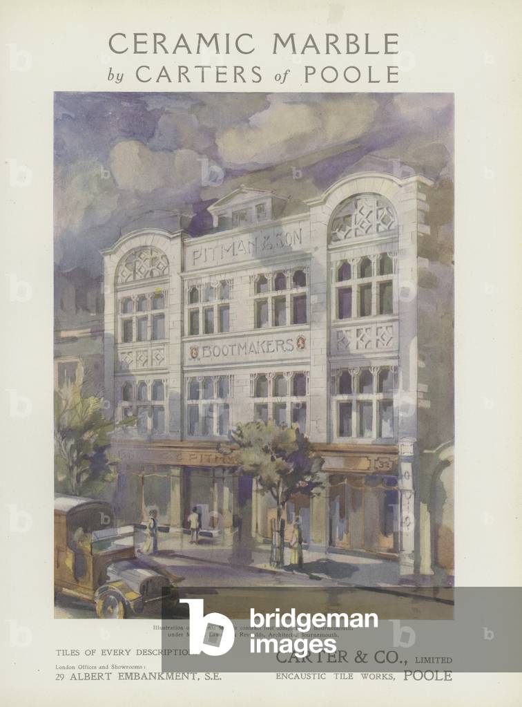 Page from The Architects' Compendium (colour litho)