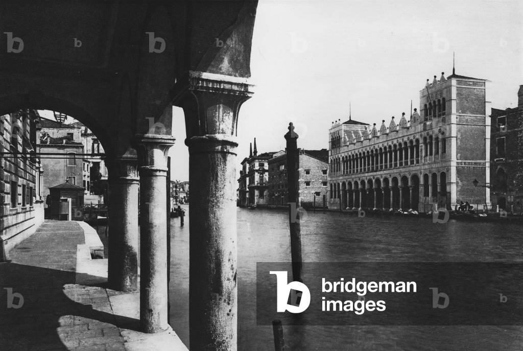 Venezia, Museo Civico (b/w photo)