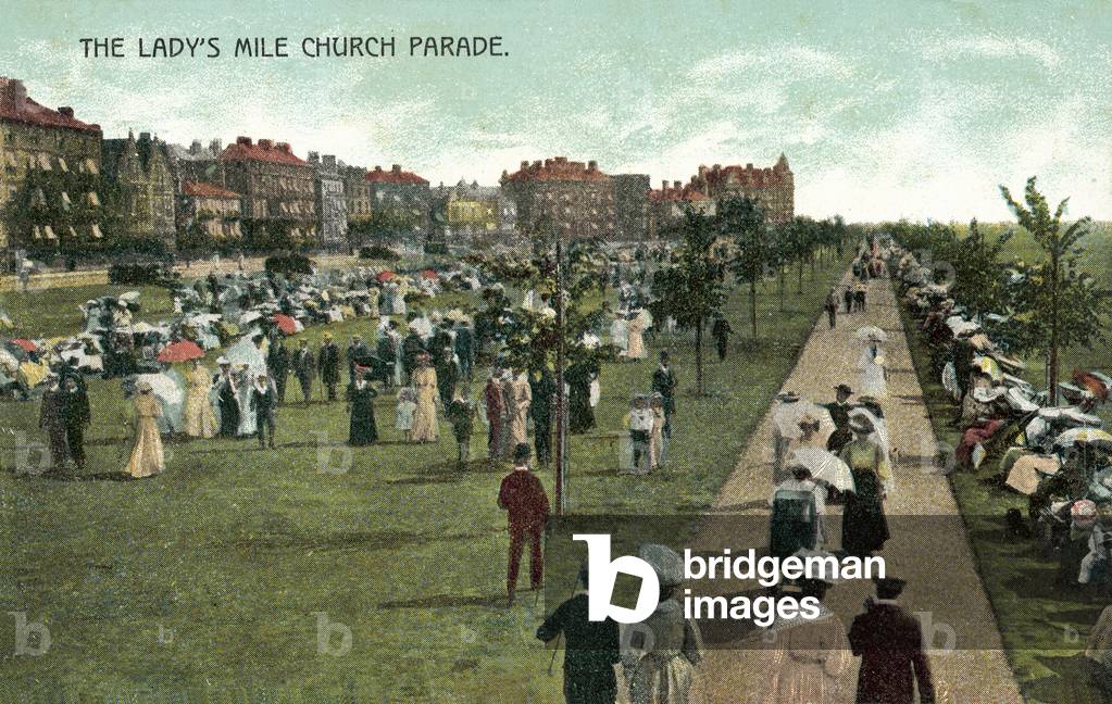 The Lady's Mile Church Parade (colour photo)