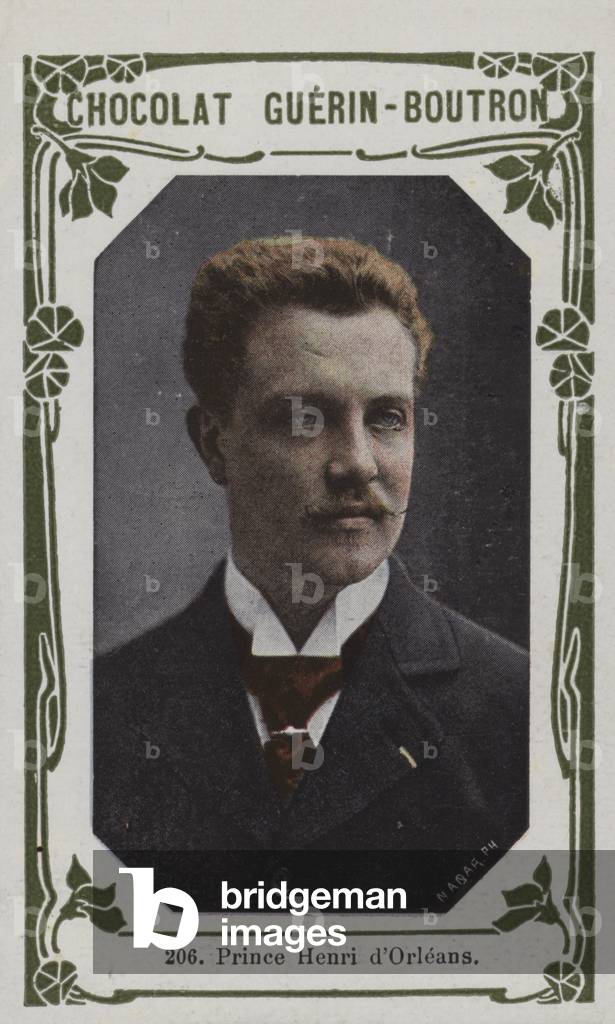 Prince Henri d'Orleans (coloured photo)