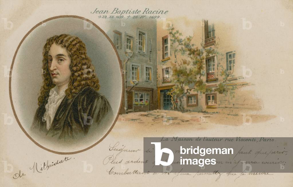 Jean Racine, French playwright (chromolitho)