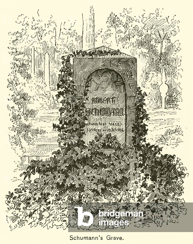 Schumann's Grave (engraving)