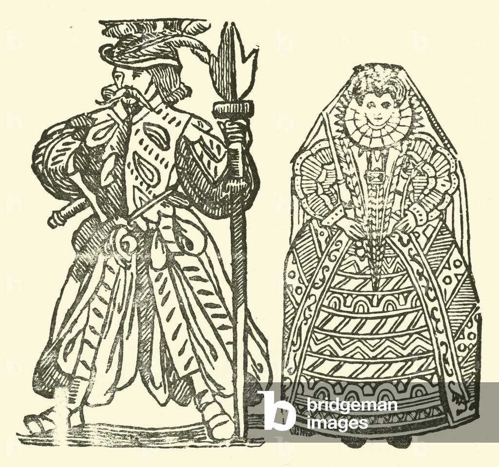 Illustration for The Roxburghe Ballads (woodcut)