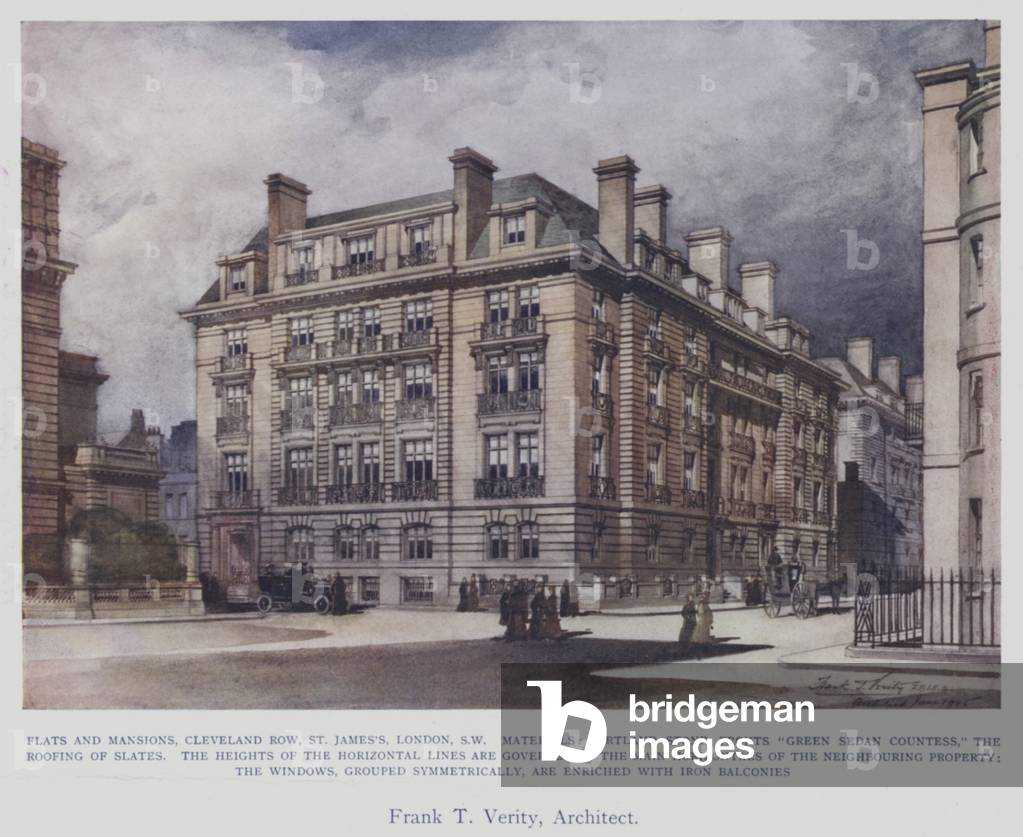 Frank T Verity, Architect (colour litho)