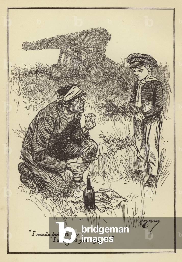 Illustration for Great Expectations (engraving)