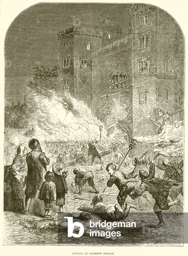 Attack on Lambeth Palace (engraving)