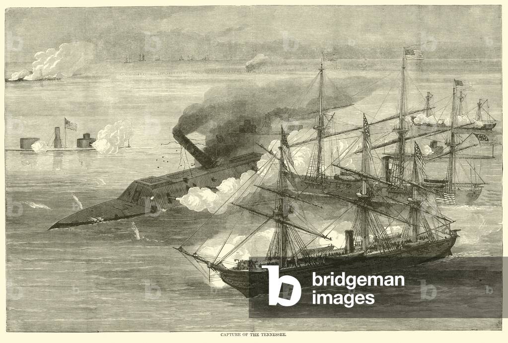 Capture of the Tennessee, August 1864 (engraving)