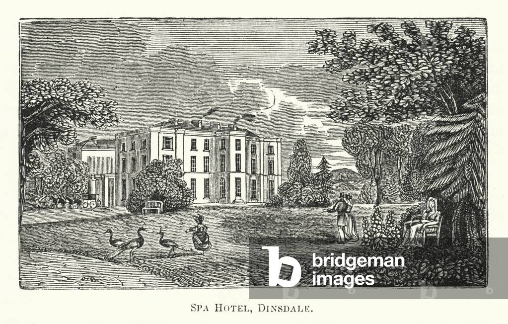 Spa Hotel, Dinsdale (engraving)