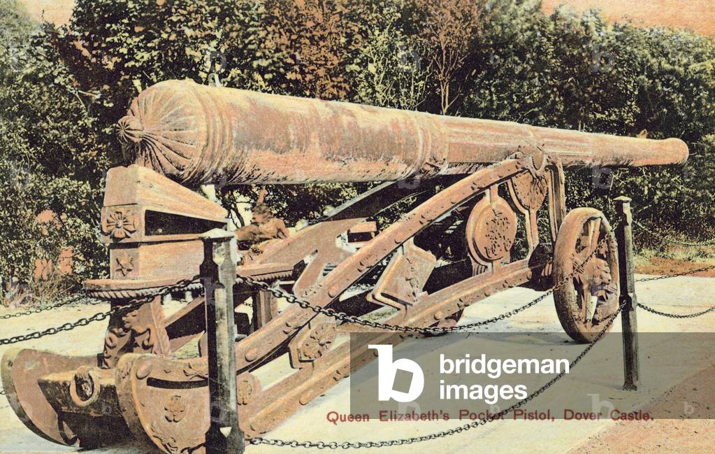 Queen Elizabeth's Pocket Pistol, Dover Castle (colour photo)