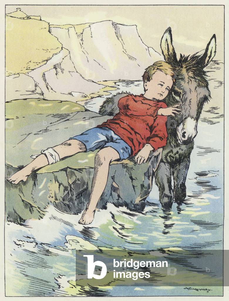 Peter to the Rescue (colour litho)