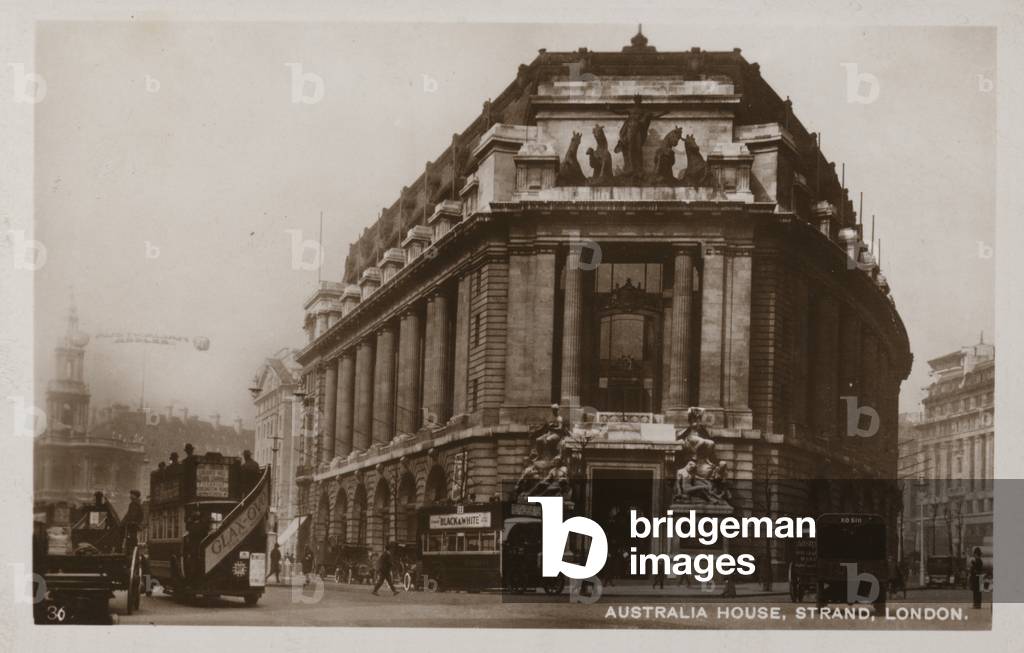 Australia House, Strand, London (b/w photo)