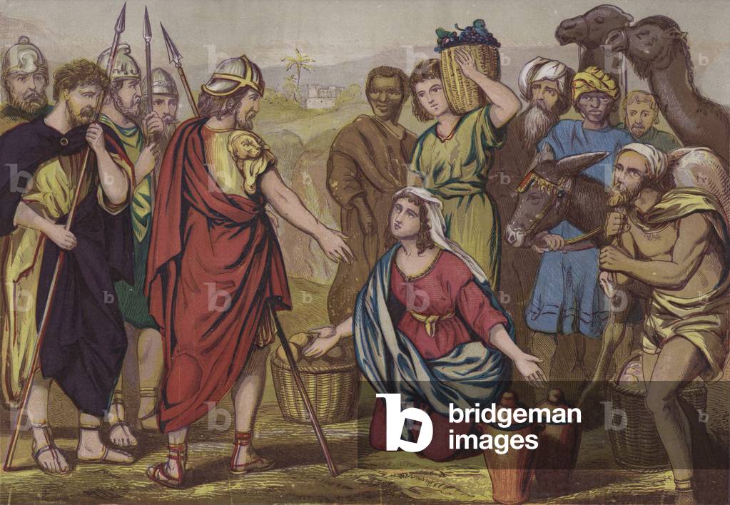 David and Abigail (chromolitho)