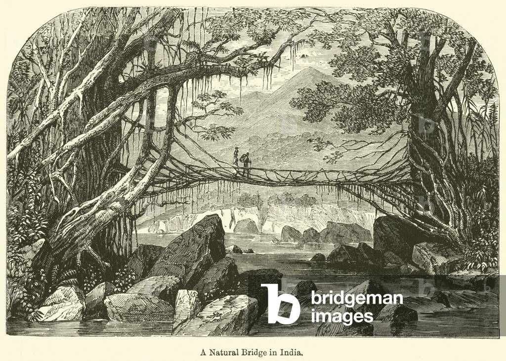 A Natural Bridge in India (engraving)