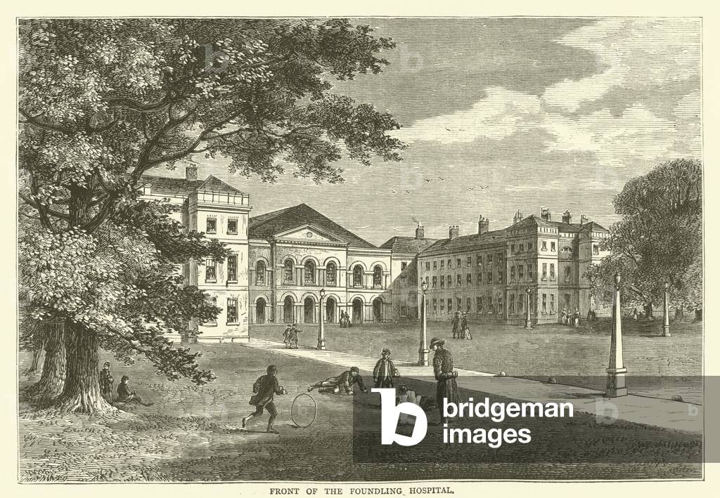 Front of the Foundling Hospital (engraving)