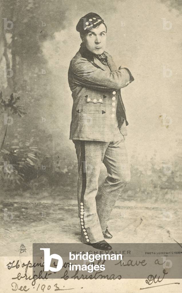 Mr A Chevalier (b/w photo)