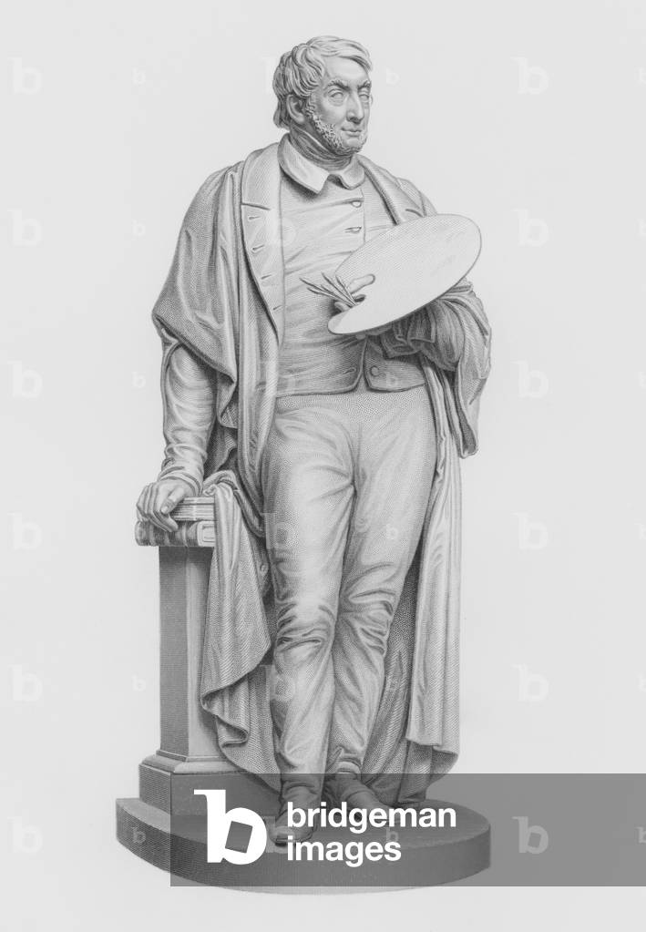 Turner, RA, engraved by W Roffe from the statue by E Baily, RA (engraving)