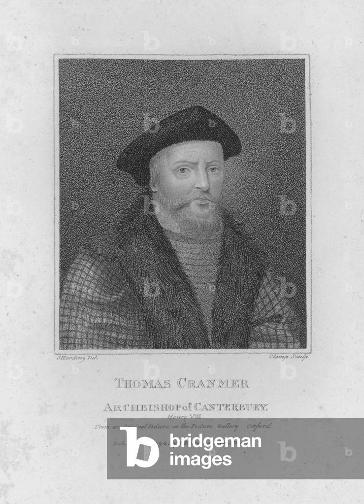 Thomas Cranmer, Archbishop of Canterbury (engraving)