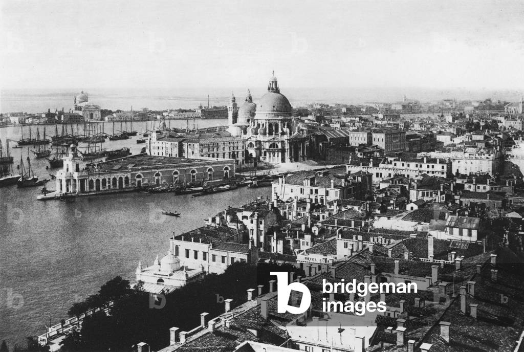 Venezia, Panorama (b/w photo)