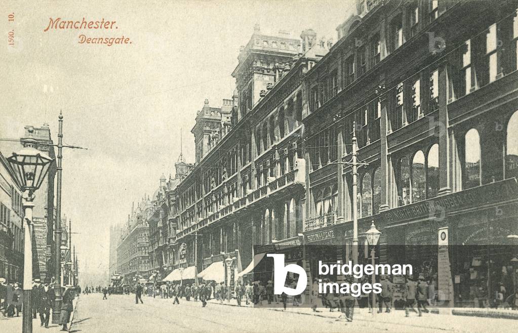 Deansgate, Manchester (b/w photo)