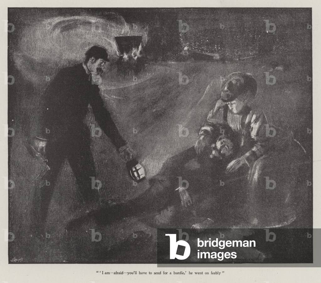 Scene from A Changed Man by Thomas Hardy (litho)