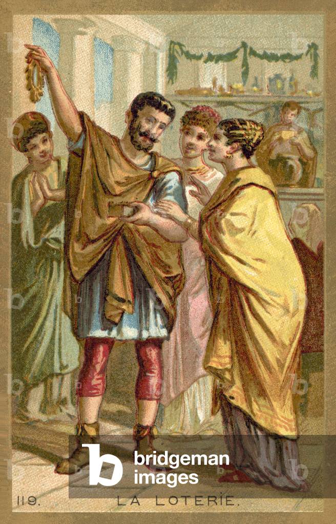 The lottery (chromolitho)