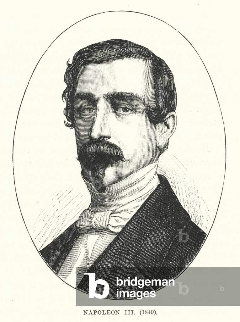 Napoleon III, 1840 (engraving)