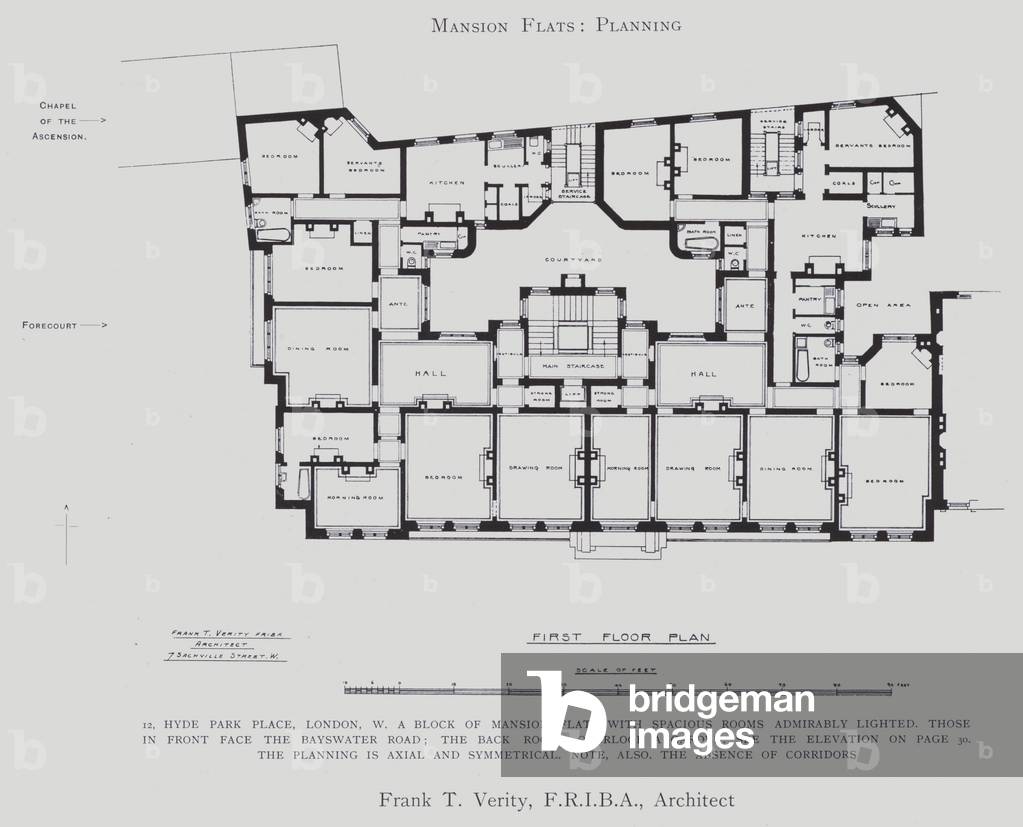 Frank T Verity, Architect (litho)