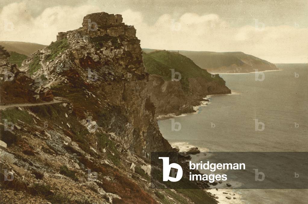 Lynton, Castle Rock (colour photo)