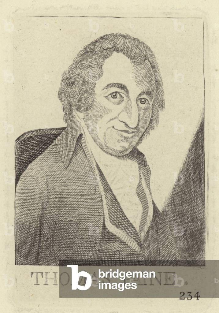 Portrait of Thomas Paine (engraving)