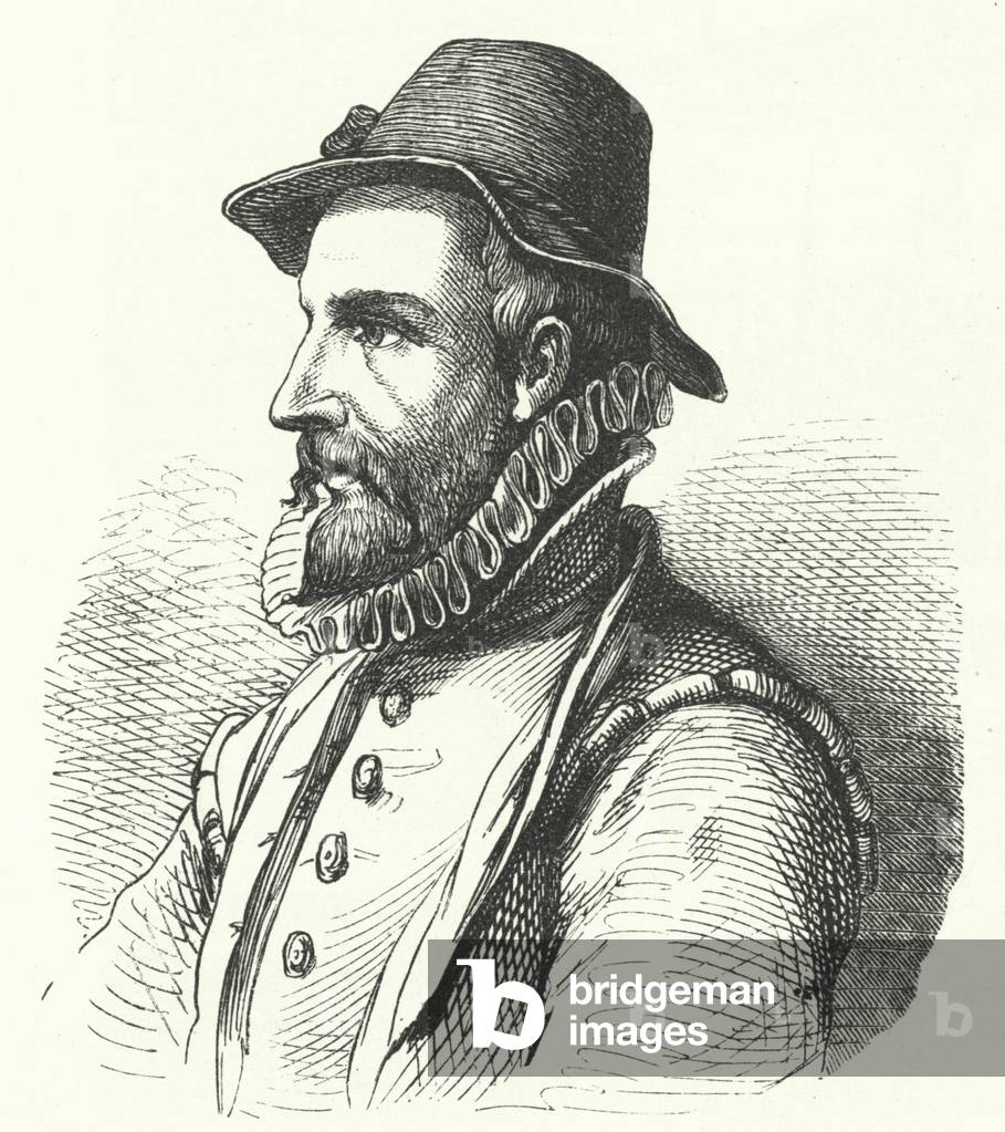 Johann Fischart, German writer and satirist (engraving)