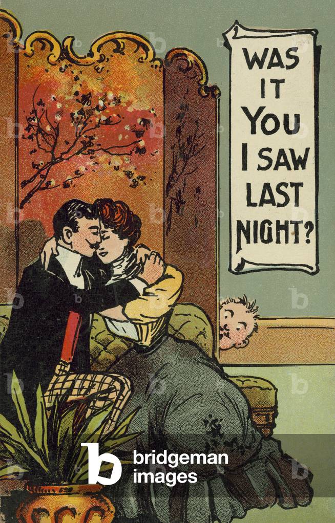 Was it you I saw last night (colour litho)