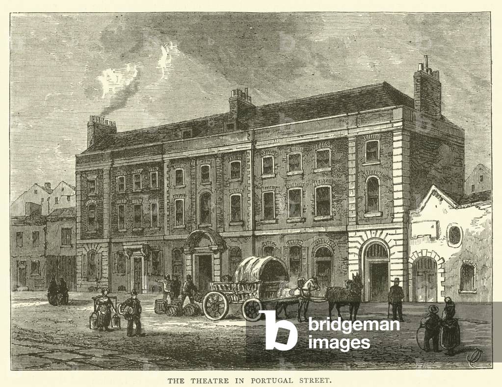 The Theatre in Portugal Street (engraving)
