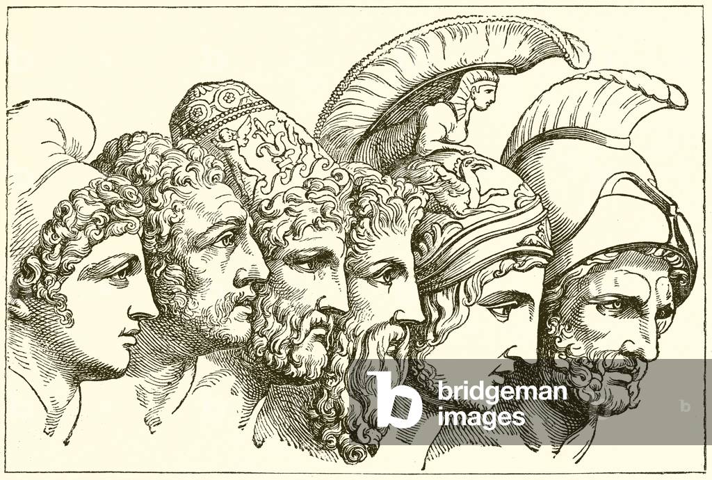 The Heroes of the Trojan War (engraving)