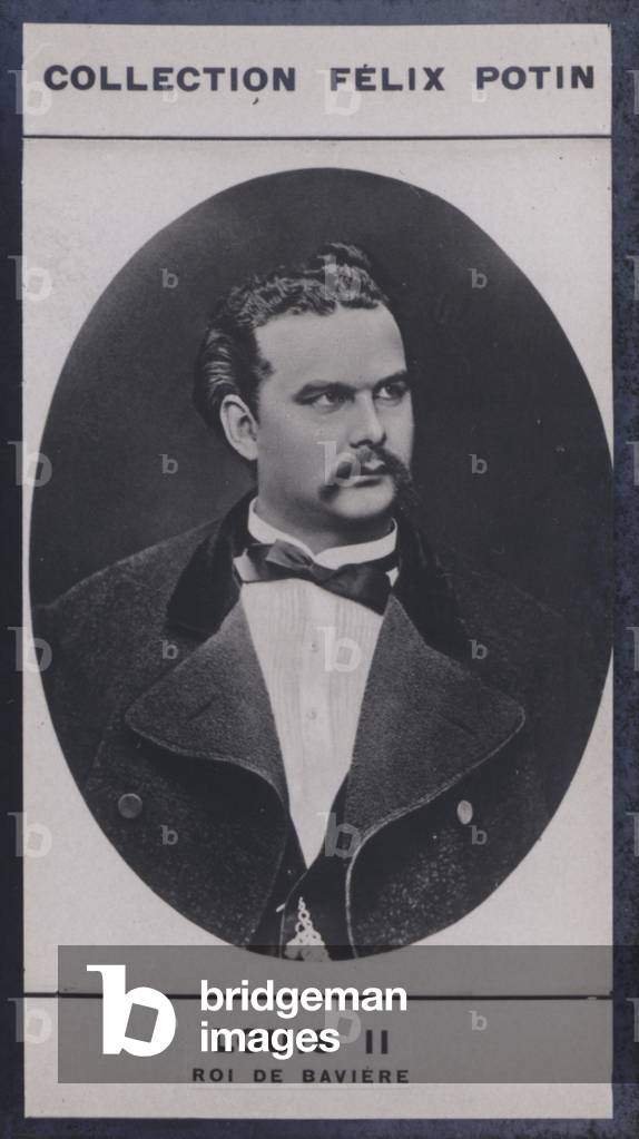 Louis II, Roi De Baviere (1845-1886) (b/w photo)