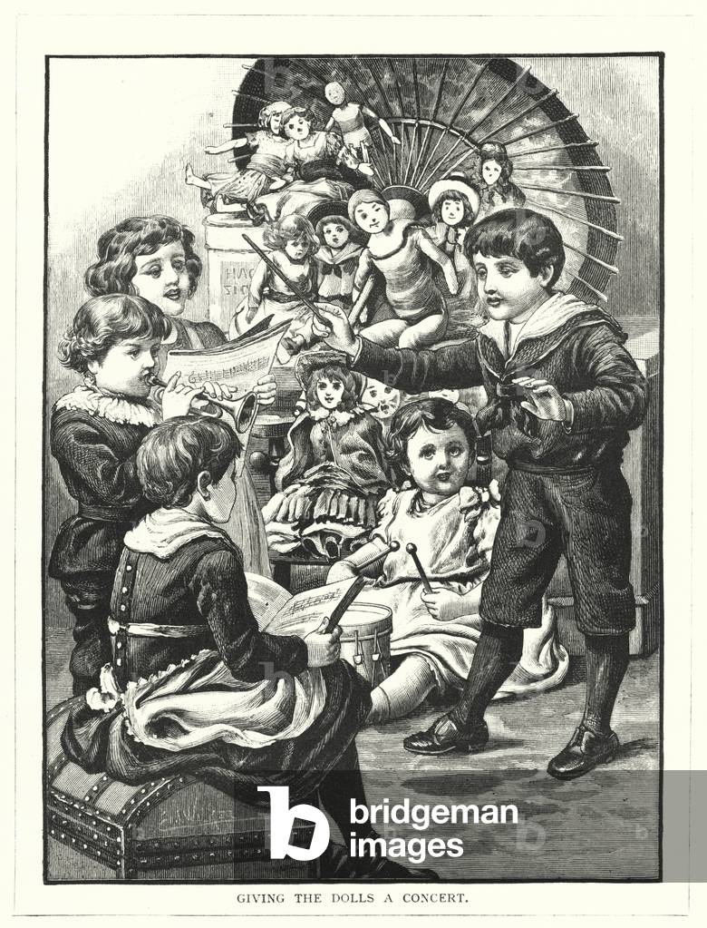 Giving the Dolls a Concert (engraving)