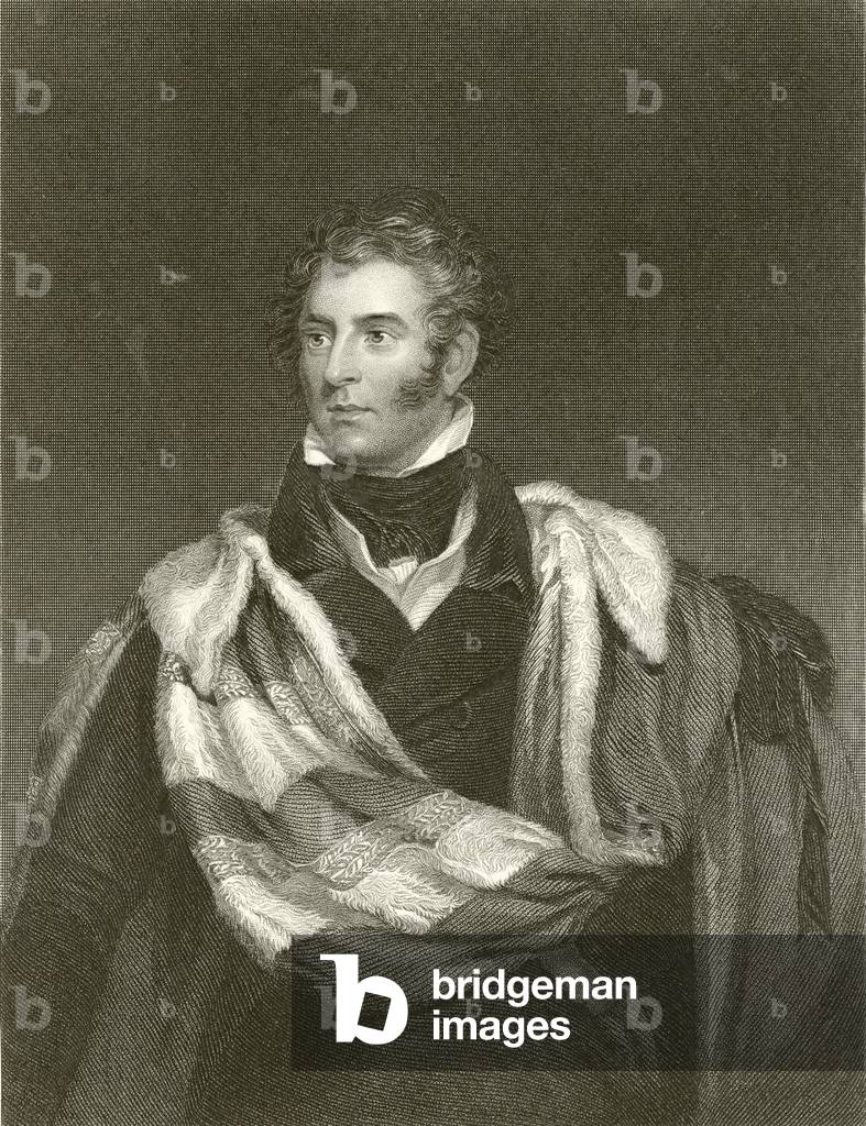 Thomas Philip Weddell Robinson, Earl de Grey (engraving)