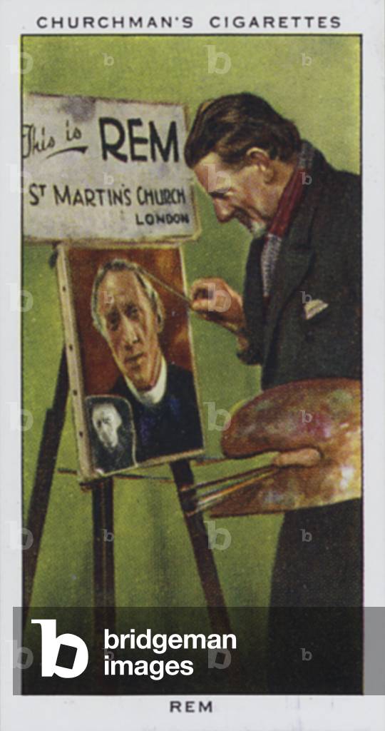 Rem, Pavement Artist (colour litho)