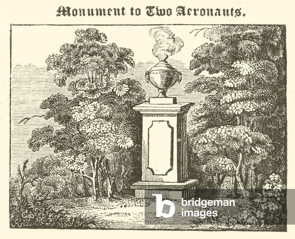Monument to Two Aeronauts (engraving)