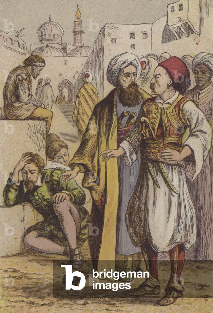 Illustration for The History of Sandford and Merton (colour litho)