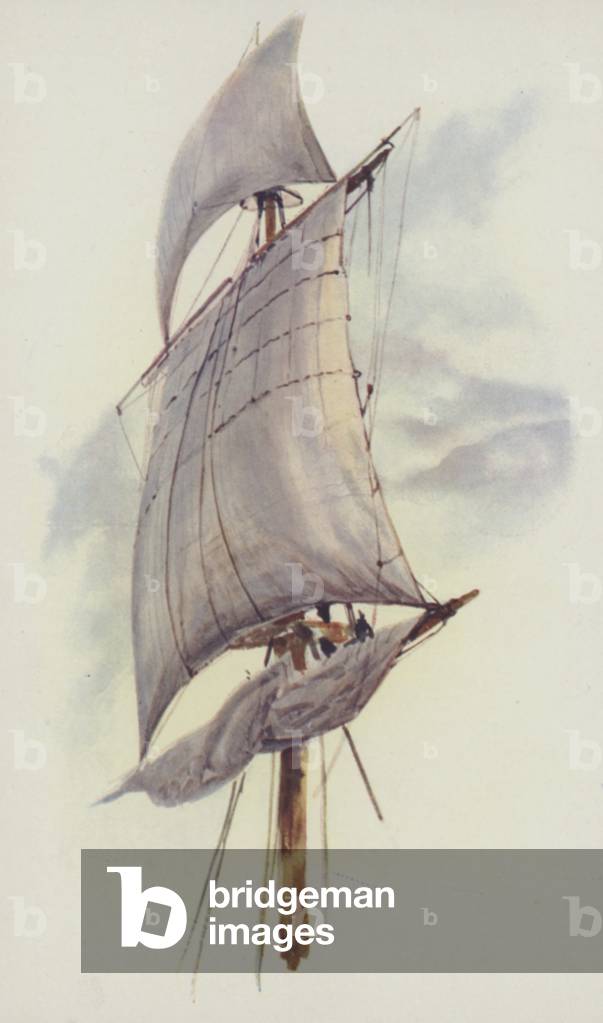 Maintop Sail and Top-Gallant Sail of the 