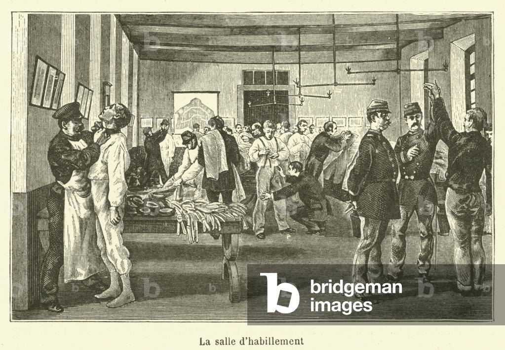 La salle d'habillement (engraving)