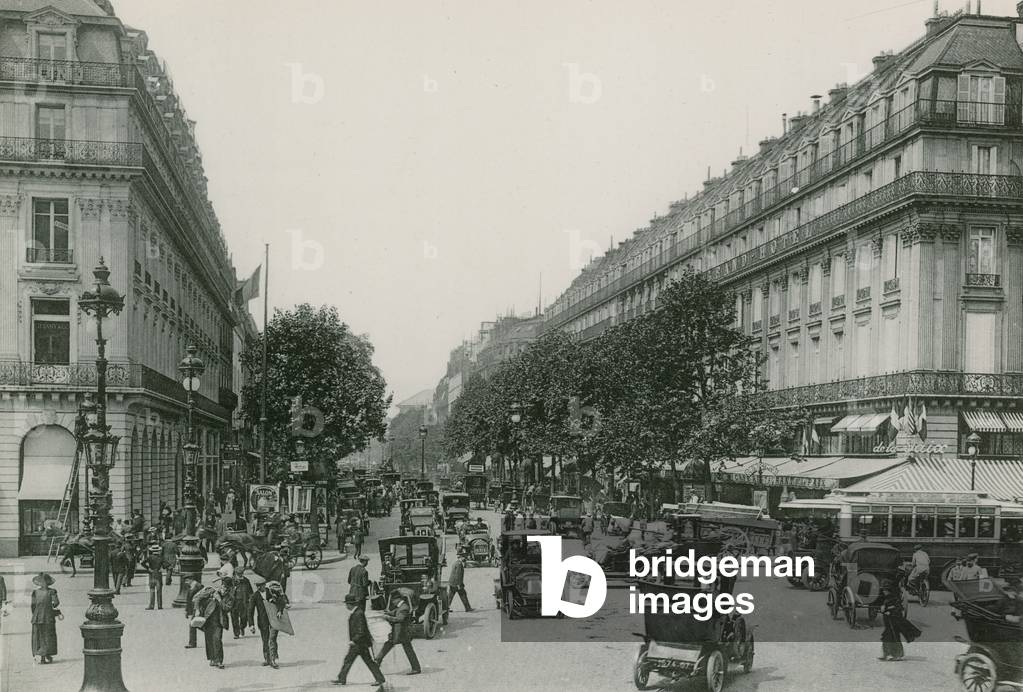 Perspective du Boulevard des Capucines, Boulevard of the Capucines (photogravure)