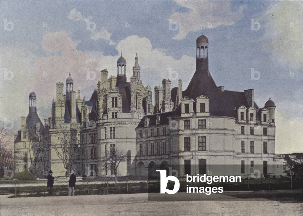 Chateau de Chambord (coloured photo)