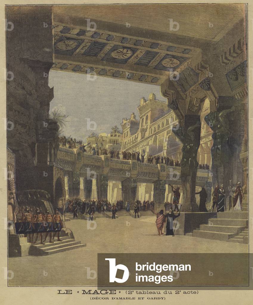 Le Mage (The Magus) (colour litho)