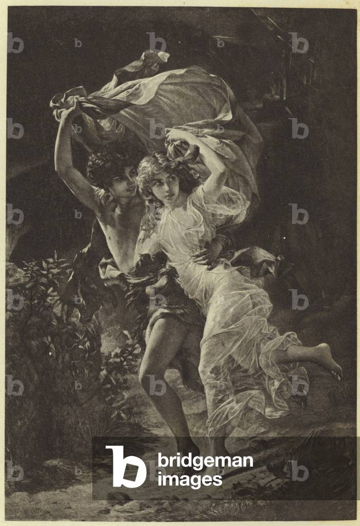 The Storm by Pierre Auguste Cot (photogravure)