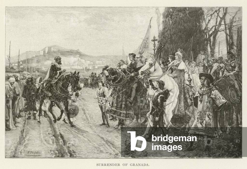 Surrender of Granada (engraving)