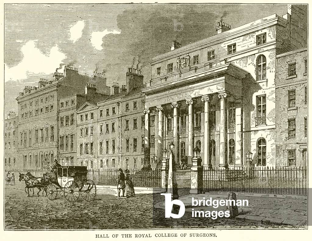 Hall of the Royal College of Surgeons (engraving)